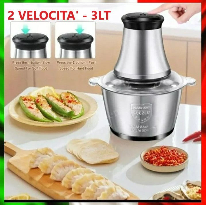 Tritacarne Macinato Per Hamburger – Schiacciapatate In ABS, 5 Lame Inclinate, Antiscivolo, Lavabile In Lavastoviglie