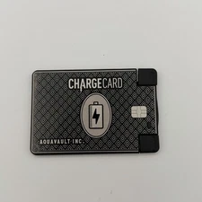 Aquavault ChargeCard 2300mah Ultra Thin Portable Power Bank Tested Works!