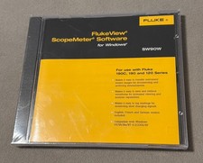 FlukeView SW90W Scopemeter Software CD for 190C, 190 and 120 Series New Sealed