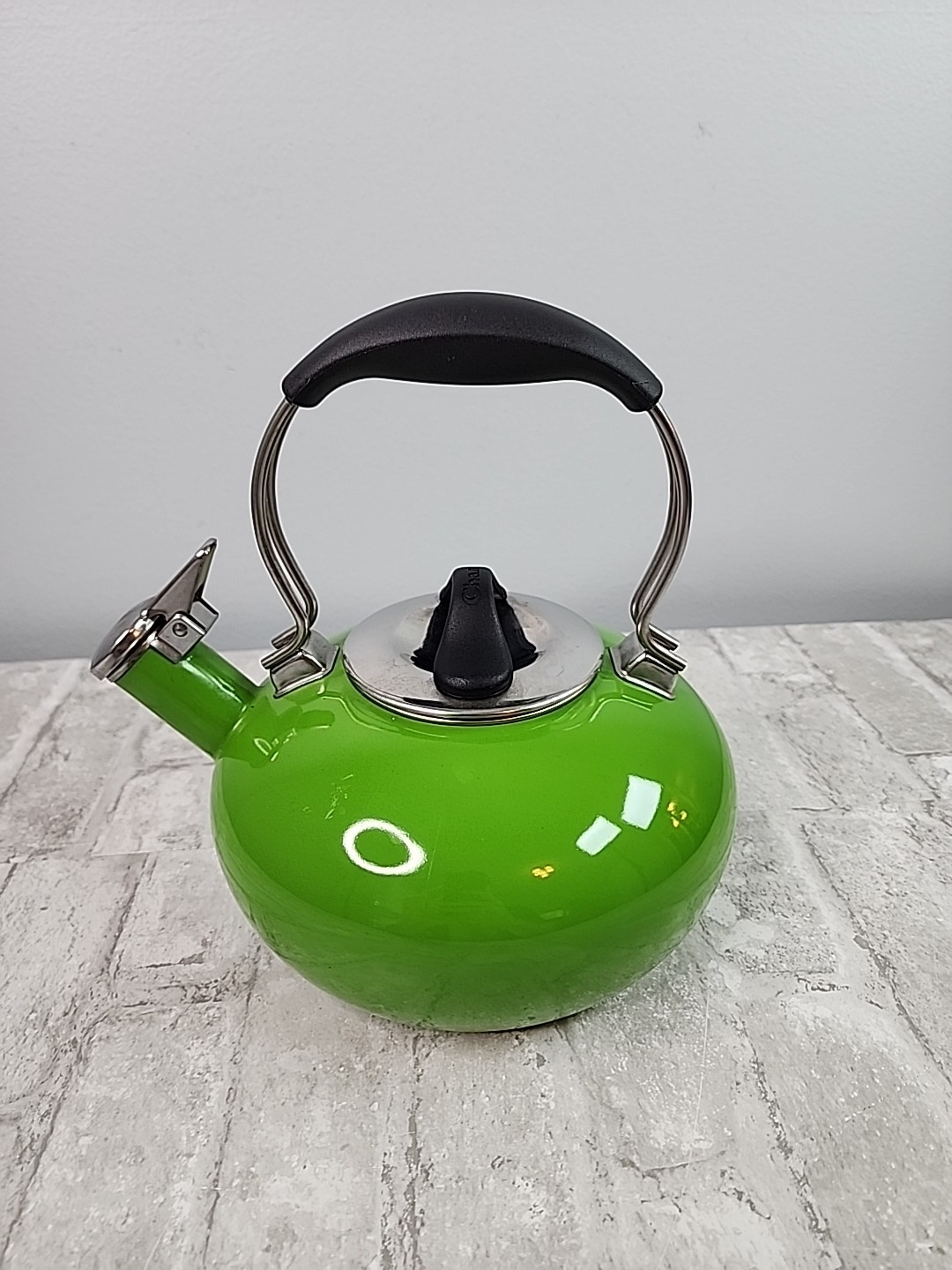 Kettle Enamel On Steel Green Tea Pot