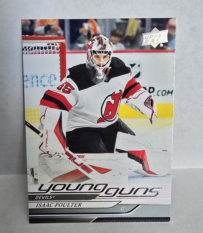 2024-25 Upper Deck Series 2 - Young Guns Isaac Poulter #494 (RC) -Devils -NM/MNT