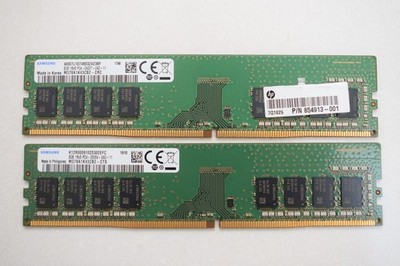 Samsung 16GB (2x8GB) 2400MHz + 2666MHz 288-pin DDR4 RAM Memory