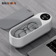 Portable 450ml Ultrasonic Cleaner Machine Jewelry Ring Glasses Brush