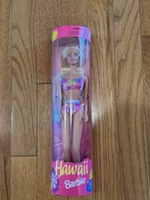 Vintage Barbie Hawaii Barbie Doll 1999 Mattel 24614 Bathing Suit - Beach New