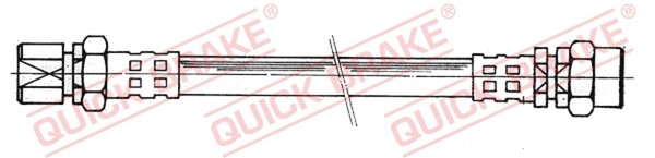 Bremsschlauch Quick Brake 26.001 FüR Kadett Opel T85 Combo GroßRaumlimousine C25-image