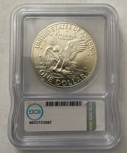 1971 s eisenhower dollar MS67+ - Foto 2 di 2