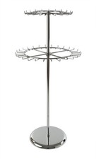 Two-Tier Rotating Belt  Tie Rack