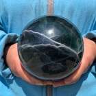 7.3LB Natural green fluorite Quartz sphere Crystal ball Mineral specimen Healing — photo 7