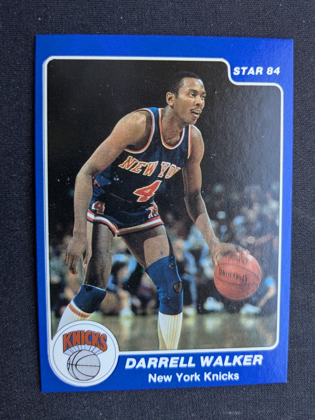 1983-84 Star Basketball Card # 70 Darrell Walker (RC) - New York Knicks (NM)