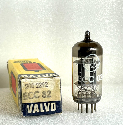 1 x  NOS Mullard Valvo ECC82  12AU7   Röhre