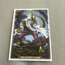 2024 Skybox Marvel Masterpieces '92 Platinum Leather #41 LIZARD