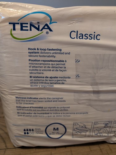 TENA Clásico Adulto Incontinencia Calzoncillos Medianos Regulares 34""-47” Paquete de 25 NUEVO - Imagen 6 de 9