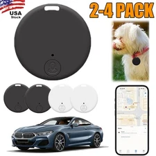 4x GPS Tracker for Vehicles Work with Real Time Mini Key Child Pet  Tracker Tag
