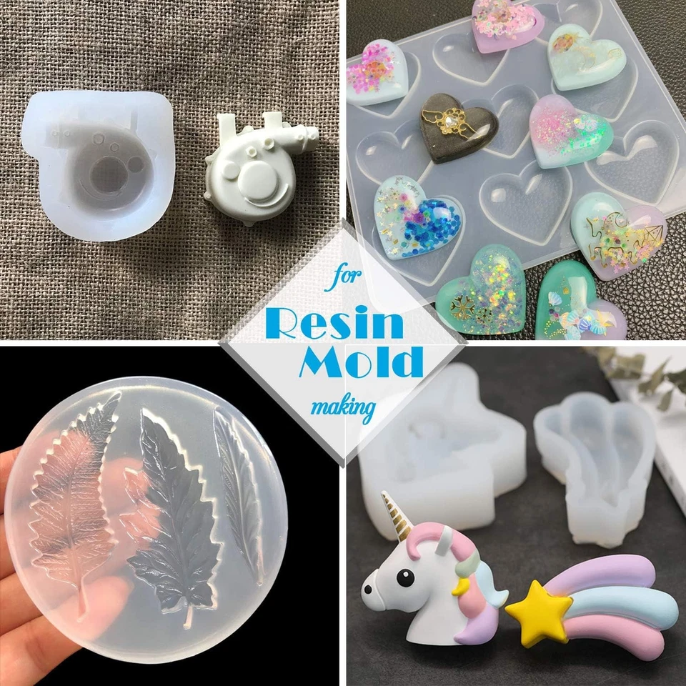 Gomma Di Silicone Liquido - 240Ml per Fabbricazione Di Stampi Stampi in Resina - Immagine 3 di 4