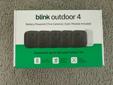 NEW SEALED Blink Outdoor 4 Battery Powered 5-Camera Security System