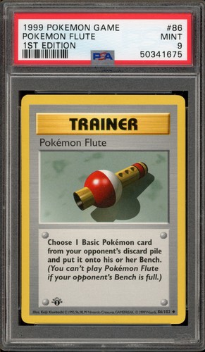 Pokemon Flute — Base Set (1st Edition,Shadowless)