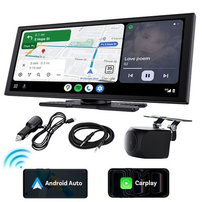 OTTOCAST Ottoscreen AI 11'' Portable Wireless Carplay & Android Auto GooglePlay