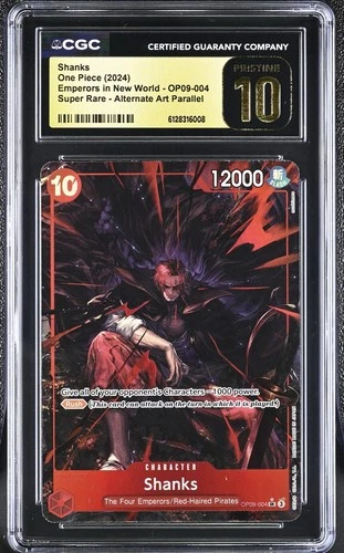 2024 Emperors in the New World (OP09) - English Shanks SR (Borderless) Alt Art OP09-004