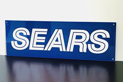 #ad #ad 18 Inch SEARS department Store Vintage Style Metal Sign $22.00