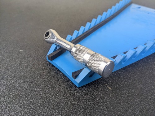 #bl452 Blue Point YA480B Short Roller Ratchet Wrench Hi-Lok Screwdriver Driver - Picture 4 of 10