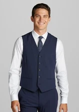 Jos. A. Bank Men's Suit Vest Size 1X NWT Navy Blue 1905 Motion Suit Separate