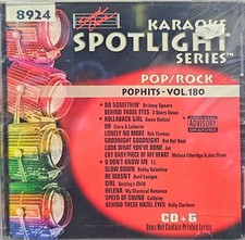 SC8924     POP HITS  NEW IN PLASTIC SOUND CHOICE KARAOKE CDG   LOT WA