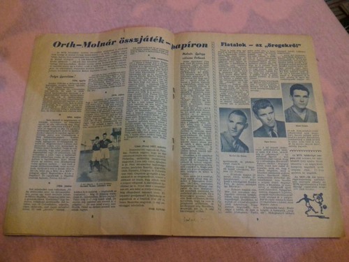 MTK BUDAPEST v FERENCVAROSI TC, 19. MAY 1957, PROGRAMME, RARE - Picture 4 of 9