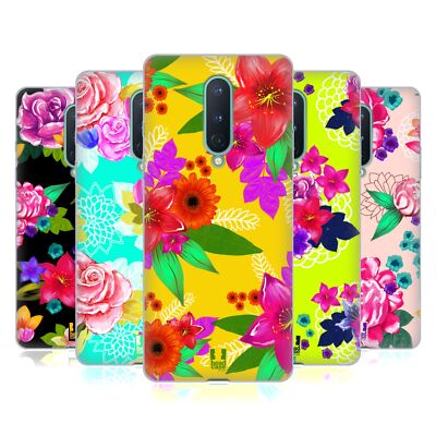 HEAD CASE DESIGNS PAINTED FLOWERS SOFT GEL CASE FOR GOOGLE ONEPLUS PHONES