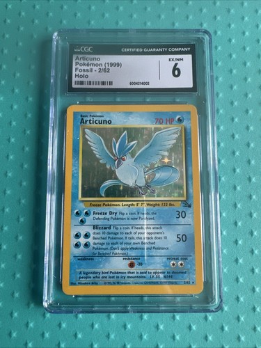 Articuno (Unlimited) graded CGC 6 for sale on eBay