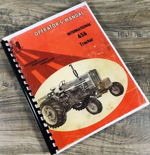 International Farmall 656 Tractor Operators Manual Owners Maintenance Book
