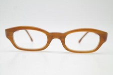 Vintage Glasses Freudenhaus Charles:Hav Brown Oval Eyeglass Frame