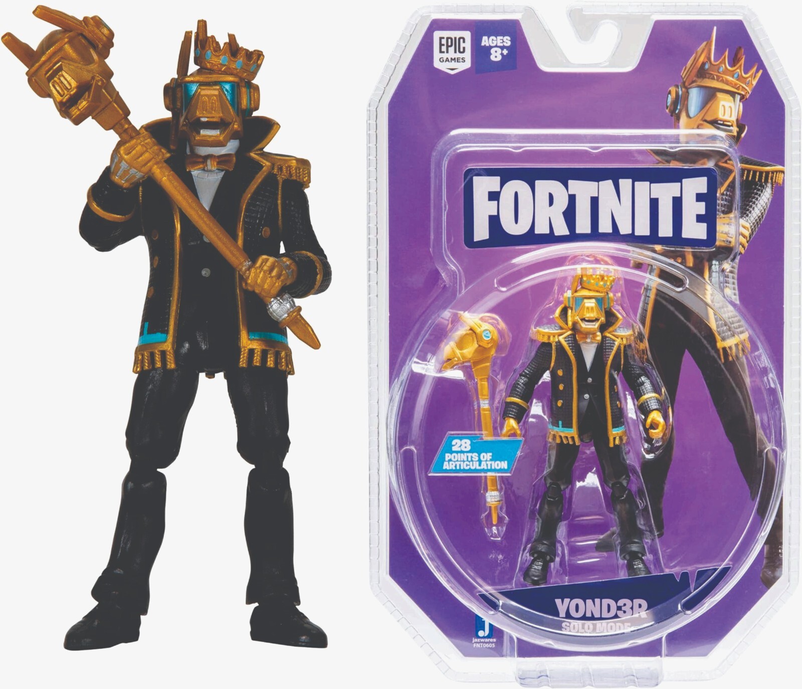 Fortnite Yond3r Black Variant Solo Mode Action Figure by Epic Games Jazware