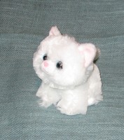 Musical Kitten For Sale, 8 Inch Plush Stuffed Animal - White Cat Musical Kitten For Sale, 8 Inch Plush Stuffed Animal - White Cat