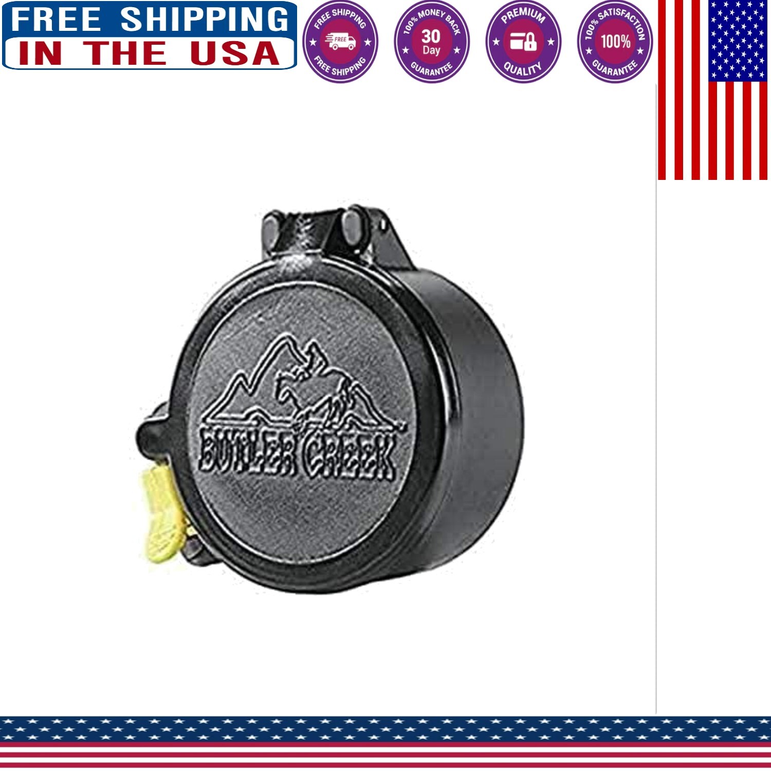 Durable Black Scope Cover with Flexible Fit for 16-18 Eyepieces - 4.72