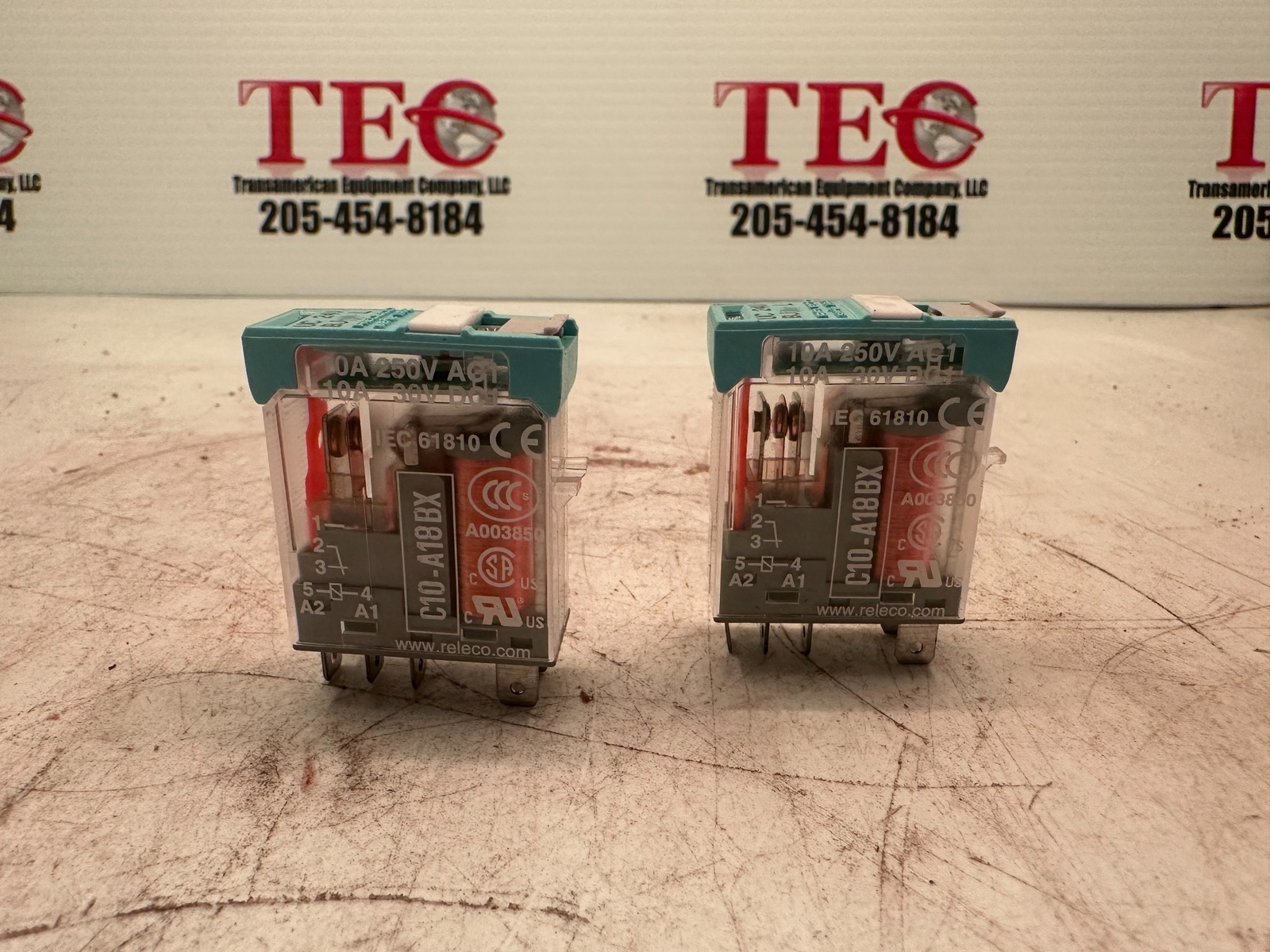 Lot of 2 Turck C10-A18BX Relay