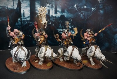 Mournfang Pack painted AoS Ogor Mawtribes Beastclaw Raiders Ogre