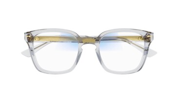 Gucci GG0184S 001 Grey Rectangle Unisex Eyeglasses | eBay display picture 2