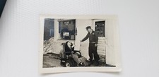 Vintage Amoco Service Station Photo - CHRISTMAS - Motorized Wheelchair