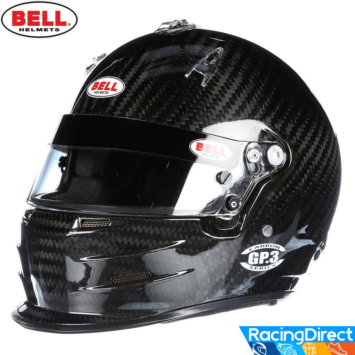 carbon fiber motorcycle helmet snell approved USR-BSR BF1-800C Top Vent SA2020 United Speed Racing Drawing directly from Stilos experience in F1 Carbon Fiber Snell Rated Helmet