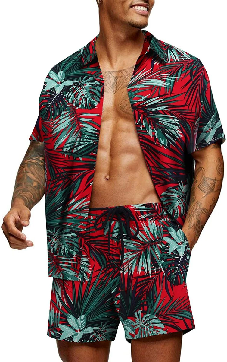 Flower shirt hotsell and shorts