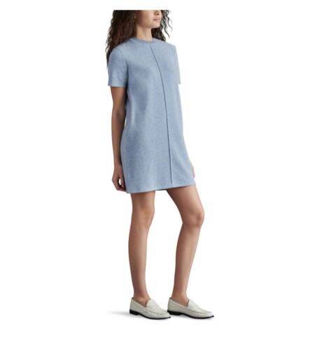 Neu mit Etikett Steve Madden kurzärmliges Damenpulloverkleid – XS – Plein Air meliert - Bild 3 von 9