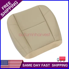 Driver Bottom Perforated Leather Seat Cover 2009-2014 Fits GMC Yukon Denali TAN
