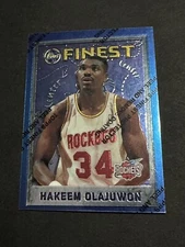 1996-97 Finest HAKEEM OLAJUWON #1 - Rockets - PROTECTOR INTACT - FREE SHIPPING
