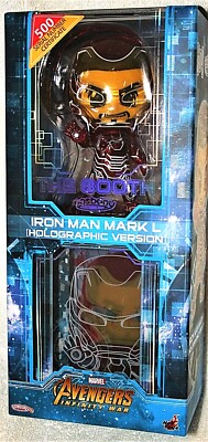 Hot Toys Cosbaby Avengers Infinity War 800th Iron Mark L Holo Version New  Box