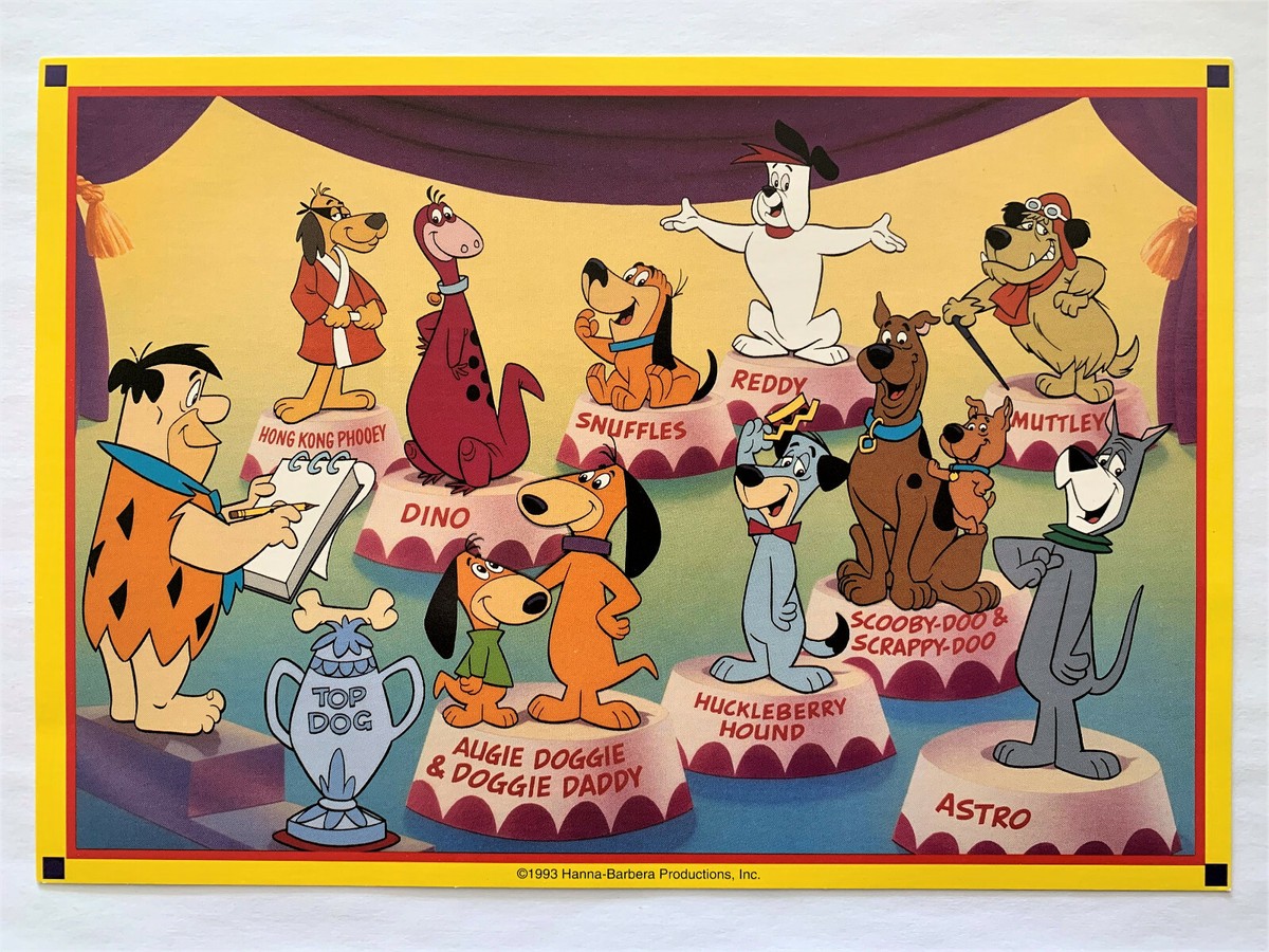 HANNA BARBERA FRED FLINTSTONES DOG SHOW MUTTLEY DINO ASTRO HANNA BARBERA FRED FLINTSTONES DOG SHOW MUTTLEY DINO ASTRO
