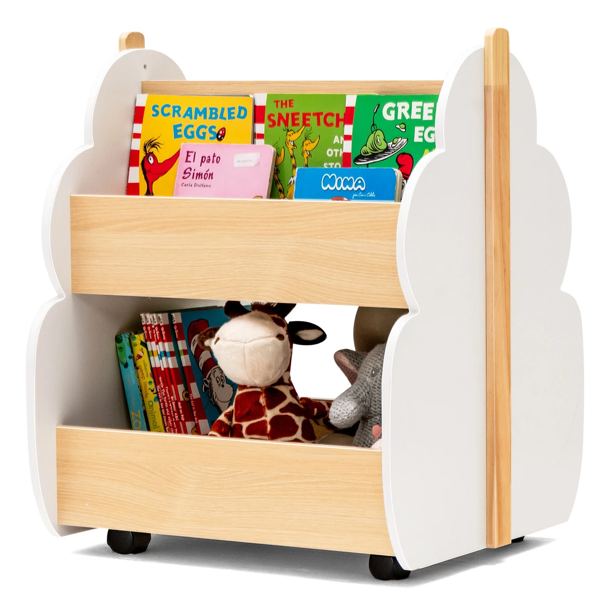Kids wooden bookshelf sale