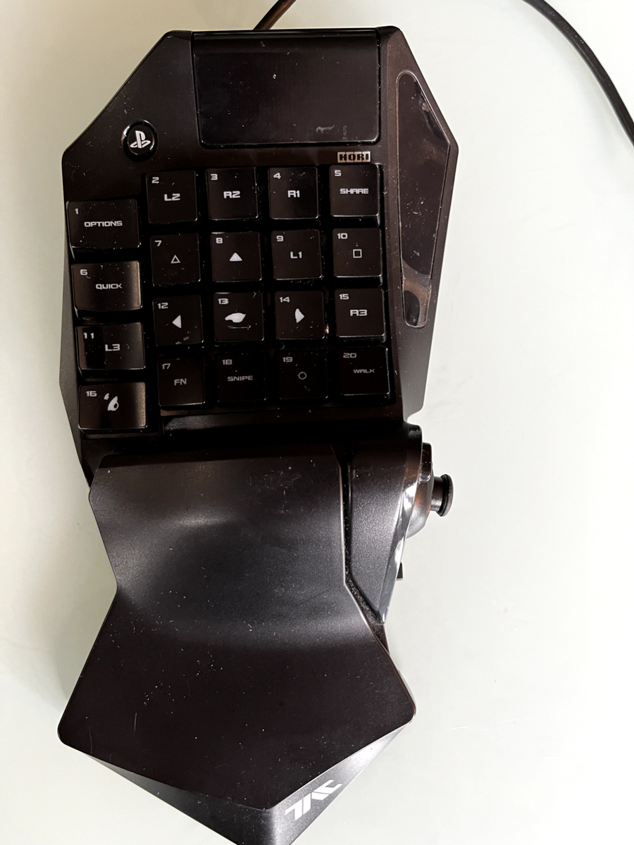 HORI PlayStation TAC Pro Type M2 Mouse And Keypad Open Box