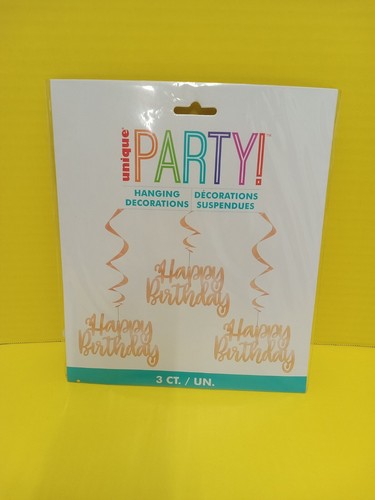 Hanging Decorations "Happy Birthday" #106