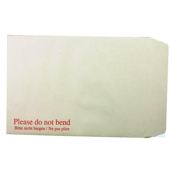 Q-Connect C4 Envelopes Board Back Peel and Seal 115gsm Manilla (Pack of 125) - Image 2