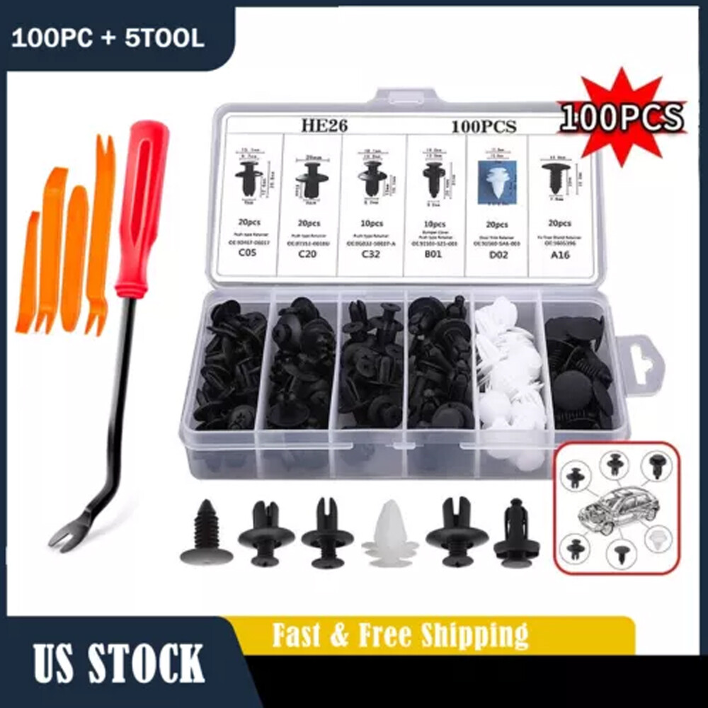 For Ford SUV Fixing Fastener Kit Bumper Fender Liner Push Type Retainer Clips
